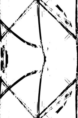 Grunge black and white pattern. Monochrome particles abstract texture. Background of cracks, scuffs, chips, stains, ink spots, lines. Dark design background surface. Gray printing element