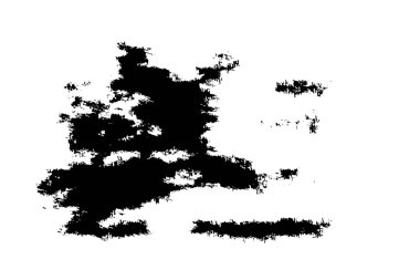 Grunge üst üste biniyor. Soyut siyah-beyaz vektör arkaplanı. Çatlak, leke ve noktalarda kirli desenli tek renkli klasik yüzey. Karanlık korku tarzında eski bir duvar.