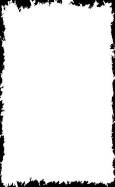 Vektör grunge dokusu. Siyah beyaz arka plan. Soyut monokrom resim koyu tonlarda solmuş bir efekt içerir