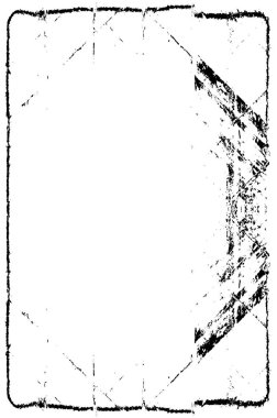 Grunge üst üste biniyor. Soyut siyah-beyaz vektör arkaplanı. Çatlak, leke ve noktalarda kirli desenli tek renkli klasik yüzey. Karanlık korku tarzında eski bir duvar.