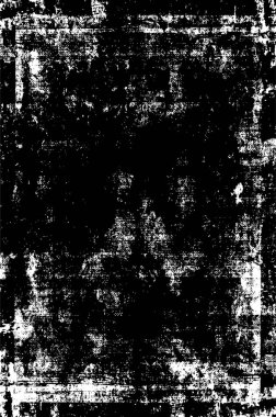 Grunge üst üste biniyor. Soyut siyah-beyaz vektör arkaplanı. Çatlak, leke ve noktalarda kirli desenli tek renkli klasik yüzey. Karanlık korku tarzında eski bir duvar.