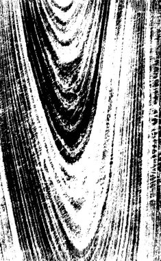 Grunge üst üste biniyor. Soyut siyah-beyaz vektör arkaplanı. Çatlak, leke ve noktalarda kirli desenli tek renkli klasik yüzey. Karanlık korku tarzında eski bir duvar.