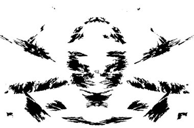 Grunge üst üste biniyor. Soyut siyah-beyaz vektör arkaplanı. Çatlak, leke ve noktalarda kirli desenli tek renkli klasik yüzey. Karanlık korku tarzında eski bir duvar.