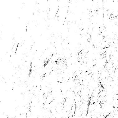 Grunge üst üste biniyor. Soyut siyah-beyaz vektör arkaplanı. Çatlak, leke ve noktalarda kirli desenli tek renkli klasik yüzey. Karanlık korku tarzında eski bir duvar.