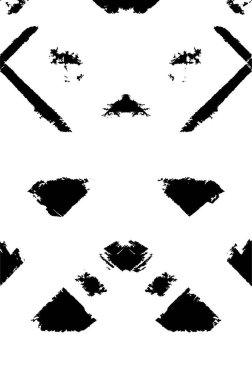 Grunge black and white pattern. Monochrome particles abstract texture. Background of cracks, scuffs, chips, stains, ink spots, lines. Dark design background surface. Gray printing element