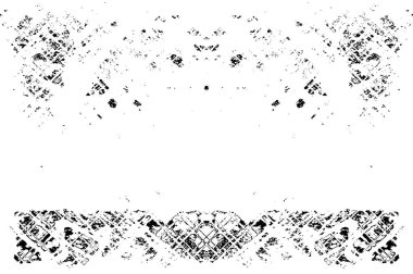 Grunge black and white pattern. Monochrome particles abstract texture. Background of cracks, scuffs, chips, stains, ink spots, lines. Dark design background surface. Gray printing element