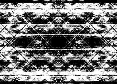 Soyut grunge siyah beyaz desenli arkaplan 