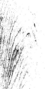 Grunge üst üste biniyor. Soyut siyah-beyaz vektör arkaplanı. Çatlak, leke ve noktalarda kirli desenli tek renkli klasik yüzey. Karanlık korku tarzında eski bir duvar.