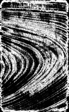 Grunge üst üste biniyor. Soyut siyah-beyaz vektör arkaplanı. Çatlak, leke ve noktalarda kirli desenli tek renkli klasik yüzey. Karanlık korku tarzında eski bir duvar.