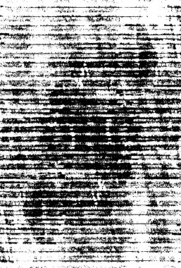 Grunge üst üste biniyor. Soyut siyah-beyaz vektör arkaplanı. Çatlak, leke ve noktalarda kirli desenli tek renkli klasik yüzey. Karanlık korku tarzında eski bir duvar.