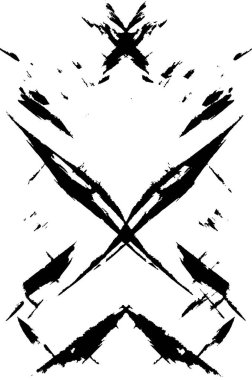 Grunge üst üste biniyor. Soyut siyah-beyaz vektör arkaplanı. Çatlak, leke ve noktalarda kirli desenli tek renkli klasik yüzey. Karanlık korku tarzında eski bir duvar.