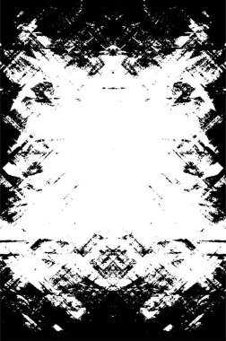 Sert siyah-beyaz dokular. Grunge 'un geçmişi. Soyut doku. Vektör İllüstrasyonu.       