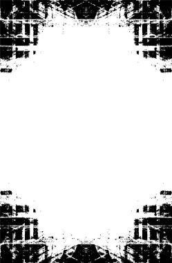 Sert siyah-beyaz dokular. Grunge 'un geçmişi. Soyut doku. Vektör İllüstrasyonu.       