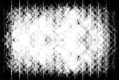 Sert siyah-beyaz dokular. Grunge 'un geçmişi. Soyut doku. Vektör İllüstrasyonu.       