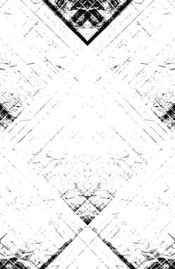 Sert siyah-beyaz dokular. Grunge 'un geçmişi. Soyut doku. Vektör İllüstrasyonu.       