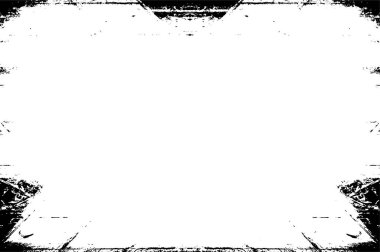 Sert siyah-beyaz dokular. Grunge 'un geçmişi. Soyut doku. Vektör İllüstrasyonu.       