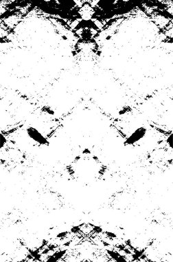 Sert siyah-beyaz dokular. Grunge 'un geçmişi. Soyut doku. Vektör İllüstrasyonu.       