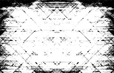 Sert siyah-beyaz dokular. Grunge 'un geçmişi. Soyut doku. Vektör İllüstrasyonu.       