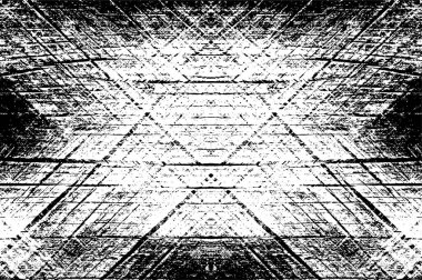 Sert siyah-beyaz dokular. Grunge 'un geçmişi. Soyut doku. Vektör İllüstrasyonu.       