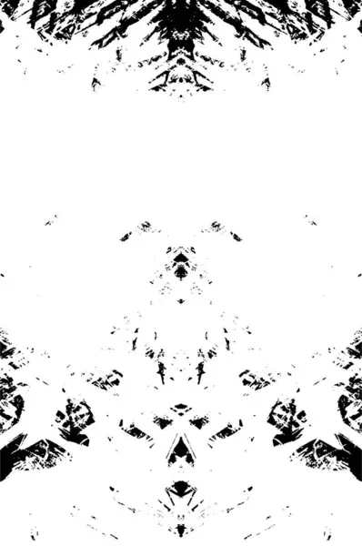 Abstract Grunge Zwart Wit Textuur Achtergrond — Stockvector