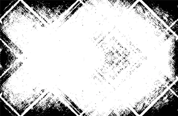 Abstrakter Schwarz Weißer Strukturierter Hintergrund Grunge Kulisse — Stockvektor