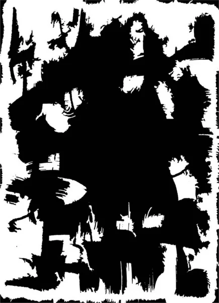 Abstraktní Černobílé Texturované Pozadí Grunge Background — Stockový vektor