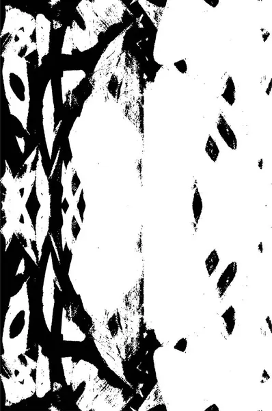 Textura Áspera Blanco Negro Fondo Grunge Textura Abstracta Ilustración Vectorial — Vector de stock