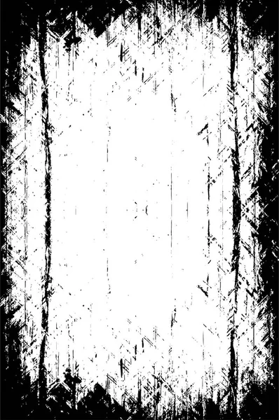 Textură Alb Negru Dur Fundal Grunge Textură Abstractă Ilustrație Vectorială — Vector de stoc