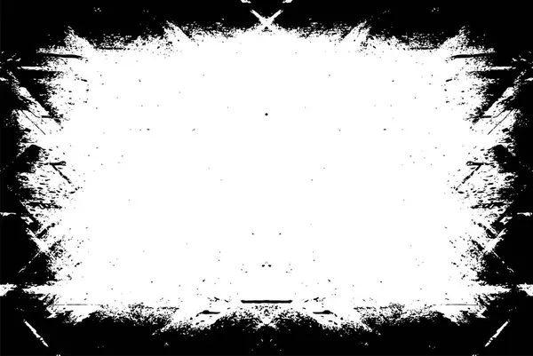 Груба Чорно Біла Текстура Гранж Фону Абстрактна Текстура Векторна Ілюстрація — стоковий вектор