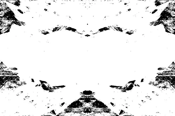 Груба Чорно Біла Текстура Гранж Фону Абстрактна Текстура Векторна Ілюстрація — стоковий вектор