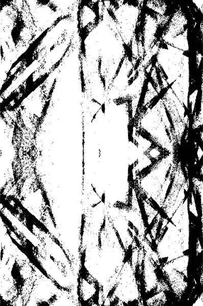 Surowa Czarno Biała Faktura Pochodzenie Grunge Streszczenie Tekstury Ilustracja Wektora — Wektor stockowy