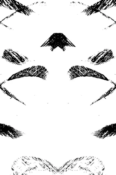 粗糙的黑白纹理矢量 焦虑不安的贴面纹理 Grunge的背景 抽象的纹理效应 病媒图解 — 图库矢量图片