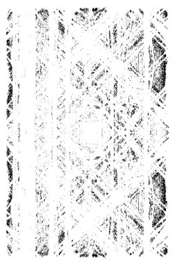 Grunge siyah beyaz desen. Monokrom parçacıkları soyut doku. Çatlakların, sürtünmelerin, çiplerin, lekelerin, mürekkep lekelerinin geçmişi. Koyu tasarım arka plan yüzeyi. 