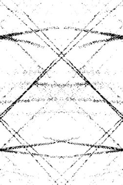 Grunge siyah ve beyaz soyut doku. Çatlakların, sürtünmelerin, çiplerin, lekelerin, mürekkep lekelerinin arka planı