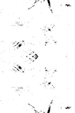 Grunge siyah ve beyaz soyut doku. Çatlakların, sürtünmelerin, çiplerin, lekelerin, mürekkep lekelerinin arka planı