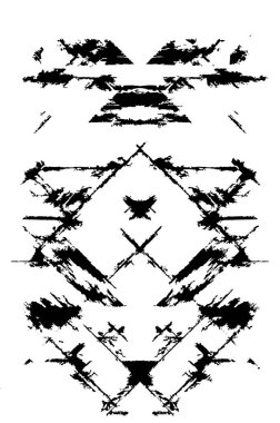 Grunge siyah ve beyaz soyut doku. Çatlakların, sürtünmelerin, çiplerin, lekelerin, mürekkep lekelerinin arka planı