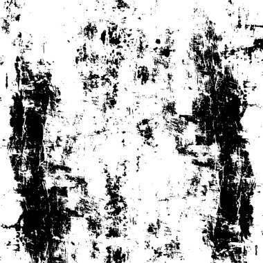 Grunge siyah ve beyaz soyut doku. Çatlakların, sürtünmelerin, çiplerin, lekelerin, mürekkep lekelerinin arka planı