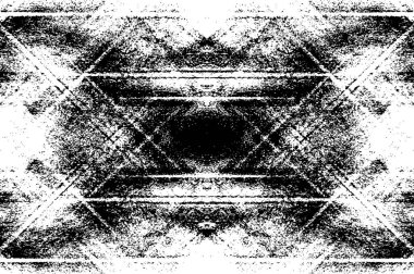 Grunge siyah ve beyaz soyut doku. Çatlakların, sürtünmelerin, çiplerin, lekelerin, mürekkep lekelerinin arka planı