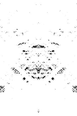 Grunge siyah ve beyaz soyut doku. Çatlakların, sürtünmelerin, çiplerin, lekelerin, mürekkep lekelerinin arka planı