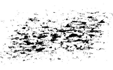 Grunge siyah ve beyaz soyut doku. Çatlakların, sürtünmelerin, çiplerin, lekelerin, mürekkep lekelerinin arka planı