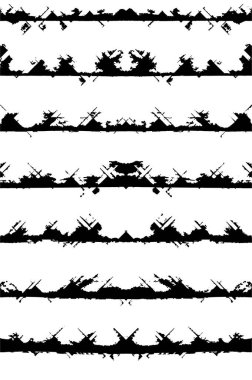 Grunge siyah beyaz desen. Monokrom parçacıkları soyut doku. Çatlakların, sürtünmelerin, çiplerin, lekelerin, mürekkep lekelerinin, çizgilerin geçmişi. Koyu tasarım arka plan yüzeyi. 