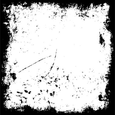 Grunge siyah beyaz desen. Monokrom parçacıkları soyut doku. Çatlakların, sürtünmelerin, çiplerin, lekelerin, mürekkep lekelerinin, çizgilerin geçmişi. Koyu tasarım arka plan yüzeyi. 
