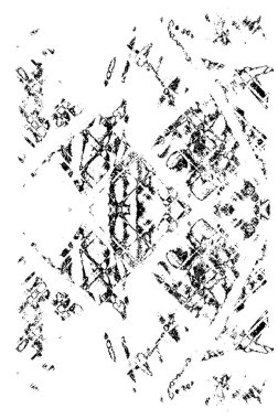 Siyah beyaz dokusunda sıkıntılı bir arka plan. soyut vektör illüstrasyonu.