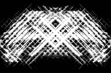 Siyah beyaz dokusunda sıkıntılı bir arka plan. soyut vektör illüstrasyonu.