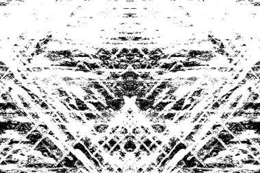 Siyah beyaz dokusunda sıkıntılı bir arka plan. soyut vektör illüstrasyonu.