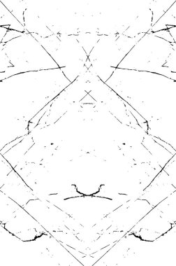 Siyah beyaz dokusunda sıkıntılı bir arka plan. soyut vektör illüstrasyonu.