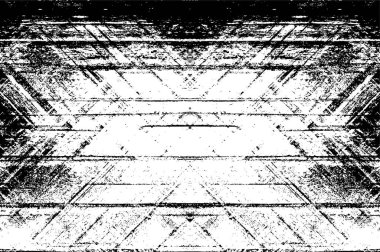 Çizikler, çizikler ve çizikler olan siyah beyaz bir arka plan. 