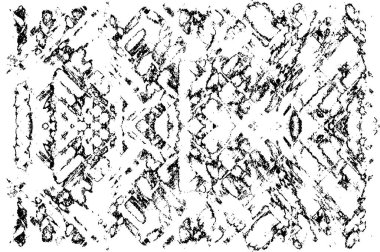 Sert siyah-beyaz dokular. Grunge 'un geçmişi. Soyut doku etkisi. Vektör İllüstrasyonu.