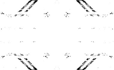 Sert siyah-beyaz dokular. Grunge 'un geçmişi. Soyut doku etkisi. Vektör İllüstrasyonu.