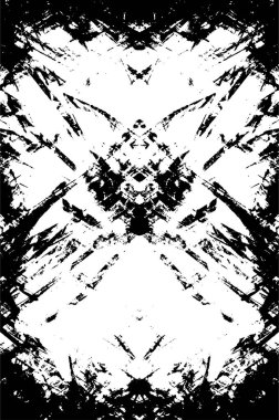 Sert siyah-beyaz dokular. Grunge 'un geçmişi. Soyut doku etkisi. Vektör İllüstrasyonu.